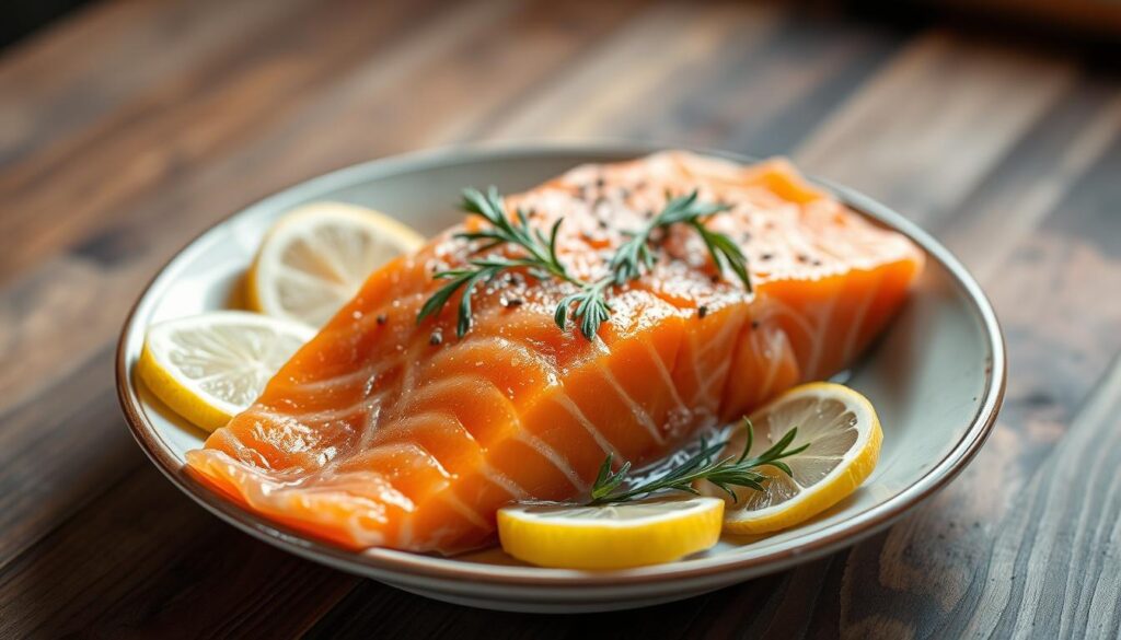 smoked salmon temperature